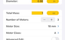 Cluster rocket — motor count
