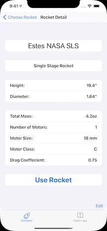 NASA SLS rocket detail