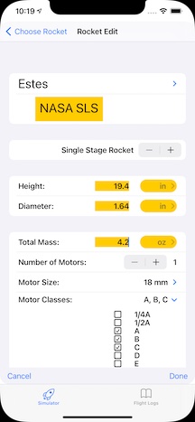 Motor class selection